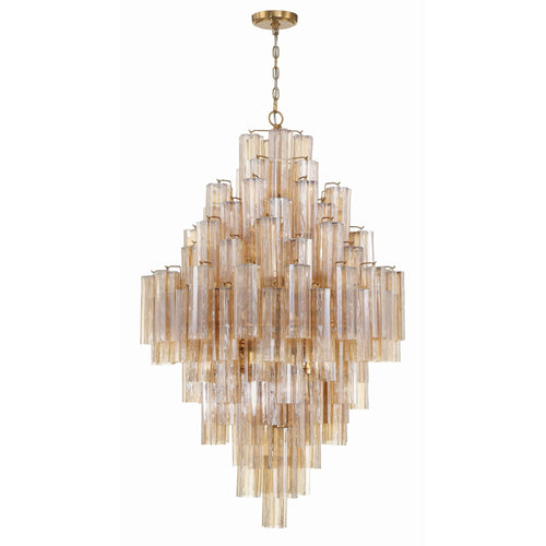 Addis 31.5'' Aged Brass Chandelier Gold 31.5"W x 50.5"H x 31.5"D