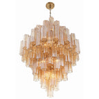 Addis 31.5'' Aged Brass Chandelier Gold 31.5"W x 50.5"H x 31.5"D