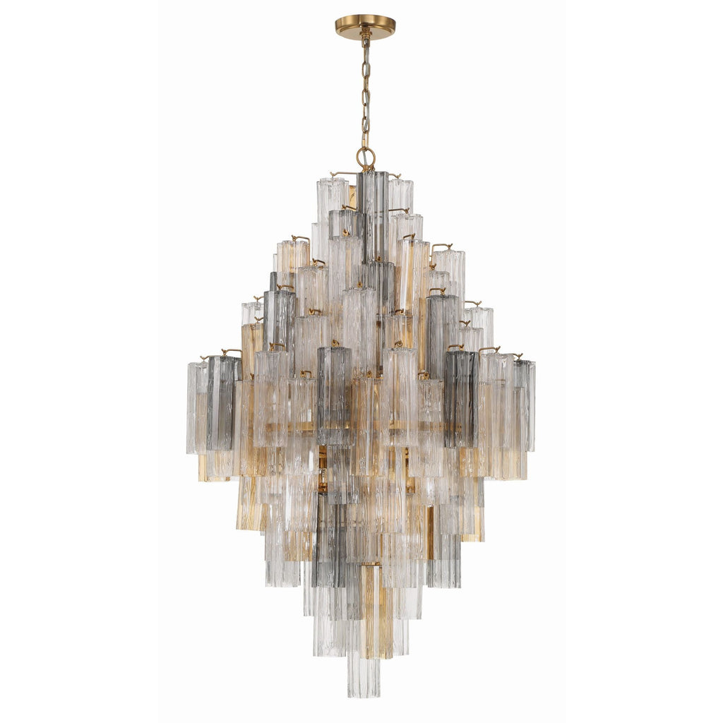 Addis 31.5'' Aged Brass Chandelier Multi 31.5"W x 50.5"H x 31.5"D
