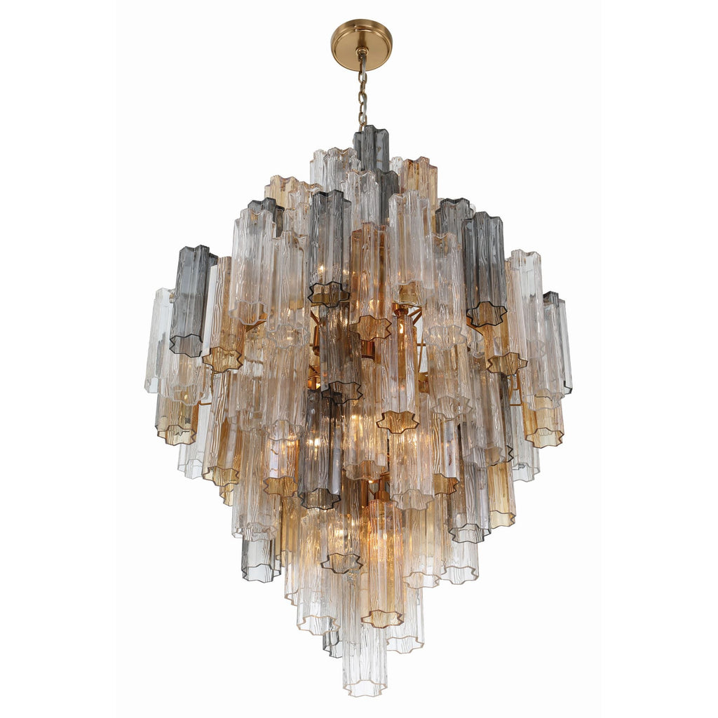 Addis 31.5'' Aged Brass Chandelier Multi 31.5"W x 50.5"H x 31.5"D