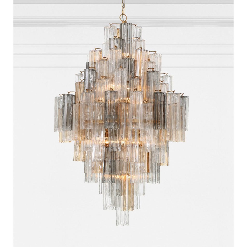 Addis 31.5'' Aged Brass Chandelier Multi 31.5"W x 50.5"H x 31.5"D