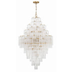 Addis 31.5'' Aged Brass Chandelier Clear 31.5"W x 50.5"H x 31.5"D