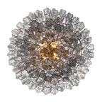 Addis 31.5'' Aged Brass Chandelier Gray 31.5"W x 50.5"H x 31.5"D