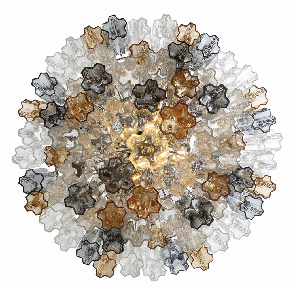 Addis 31.5'' Polished Chrome Chandelier Multi 31.5"W x 50.5"H x 31.5"D