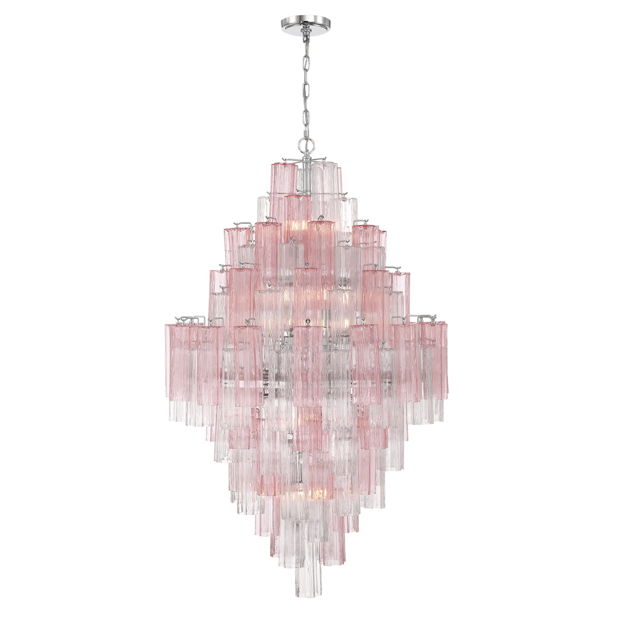Addis 31.5'' Polished Chrome Chandelier Multi 31.5"W x 50.5"H x 31.5"D