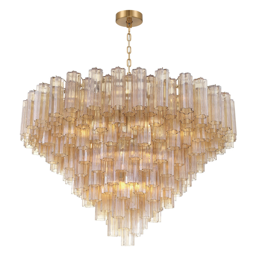 Addis 49'' Aged Brass Chandelier Gold 49"W x 42.5"H x 49"D