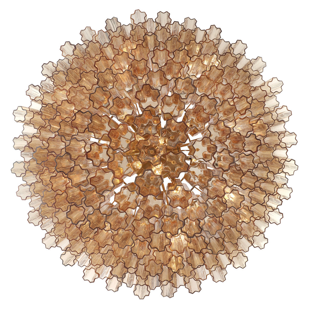 Addis 49'' Aged Brass Chandelier Gold 49"W x 42.5"H x 49"D
