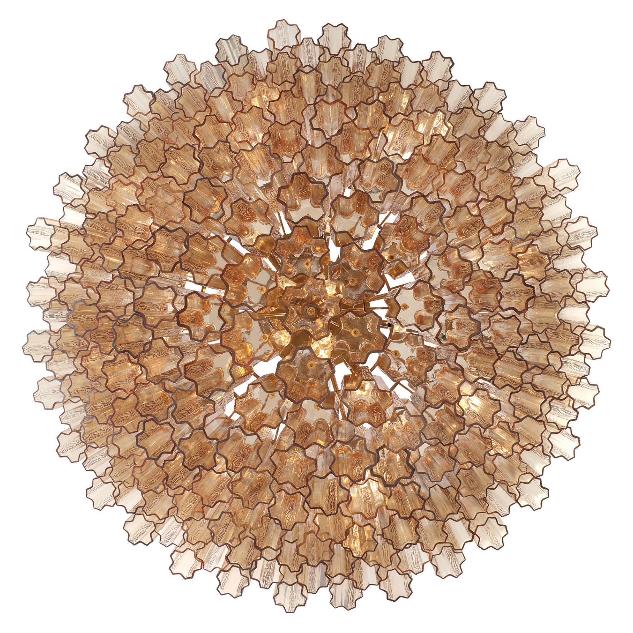 Addis 49'' Aged Brass Chandelier Gold 49"W x 42.5"H x 49"D