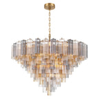 Addis 49'' Aged Brass Chandelier Multi 49"W x 42.5"H x 49"D