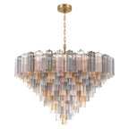 Addis 49'' Aged Brass Chandelier Multi 49"W x 42.5"H x 49"D