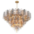 Addis 49'' Aged Brass Chandelier Multi 49"W x 42.5"H x 49"D