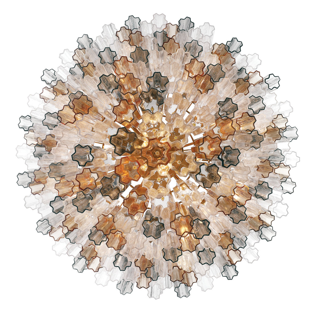 Addis 49'' Aged Brass Chandelier Multi 49"W x 42.5"H x 49"D