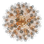 Addis 49'' Aged Brass Chandelier Multi 49"W x 42.5"H x 49"D