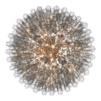 Addis 49'' Aged Brass Chandelier Gray 49"W x 42.5"H x 49"D