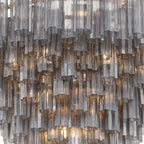 Addis 49'' Aged Brass Chandelier Gray 49"W x 42.5"H x 49"D