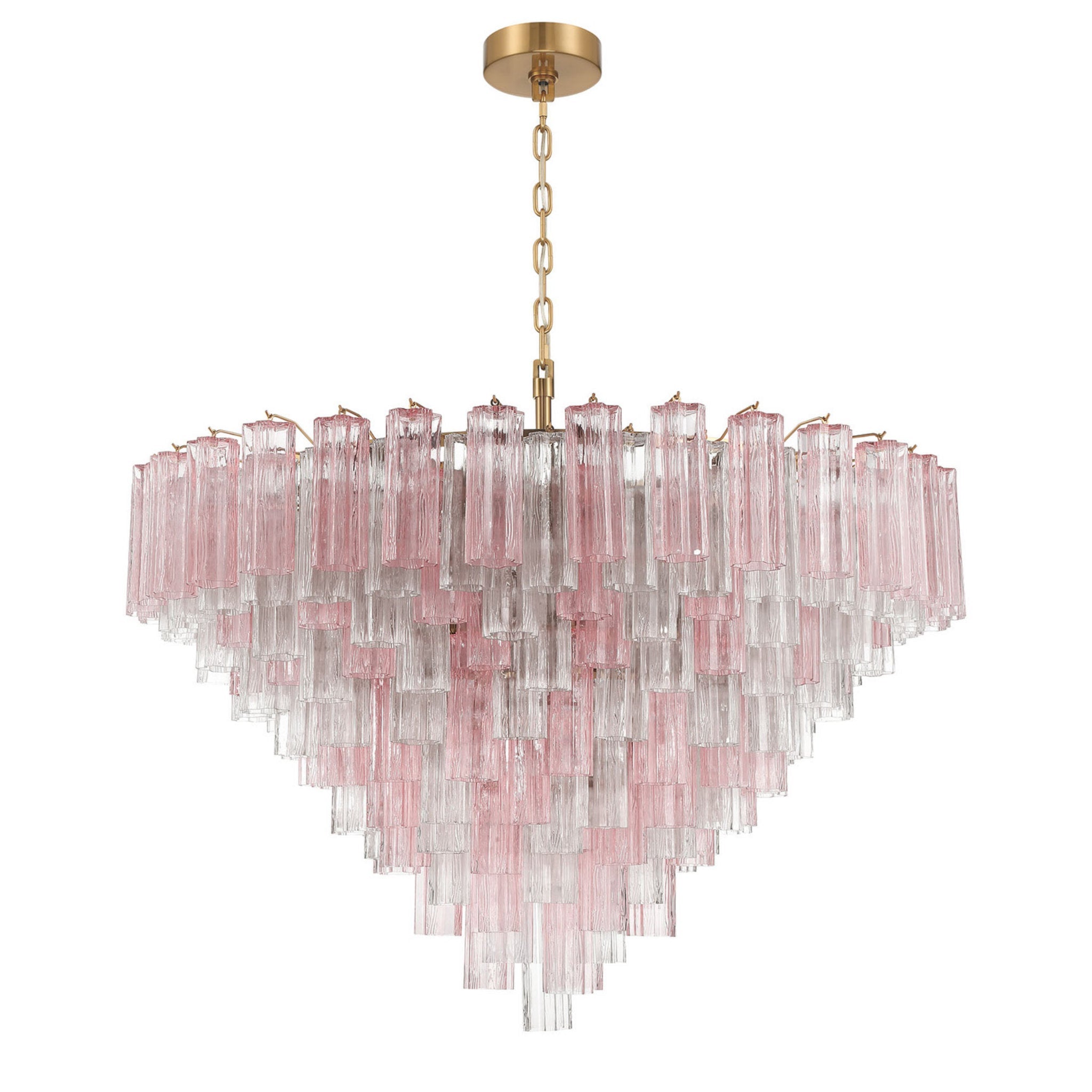 Addis 49'' Aged Brass Chandelier Multi 49"W x 42.5"H x 49"D