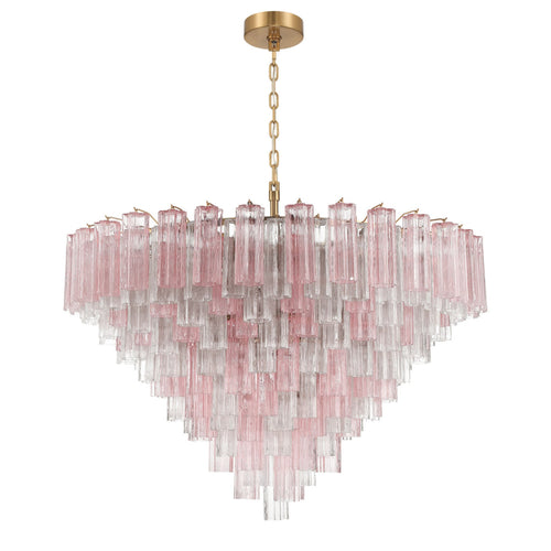 Addis 49'' Aged Brass Chandelier Multi 49"W x 42.5"H x 49"D