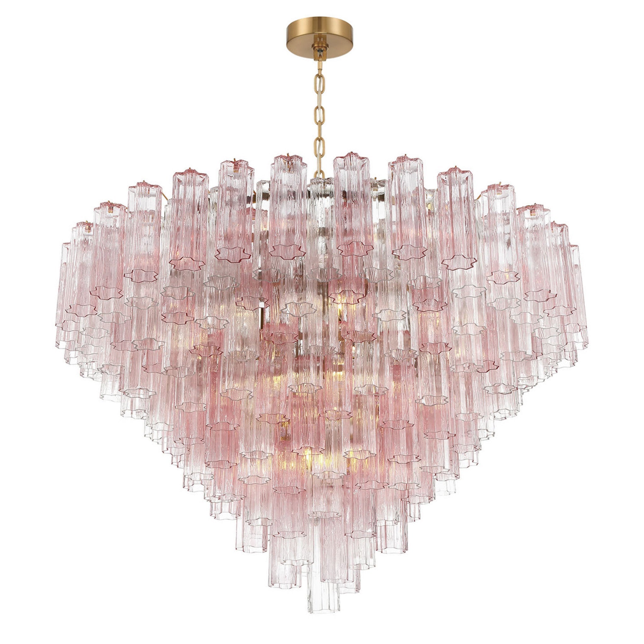 Addis 49'' Aged Brass Chandelier Multi 49"W x 42.5"H x 49"D