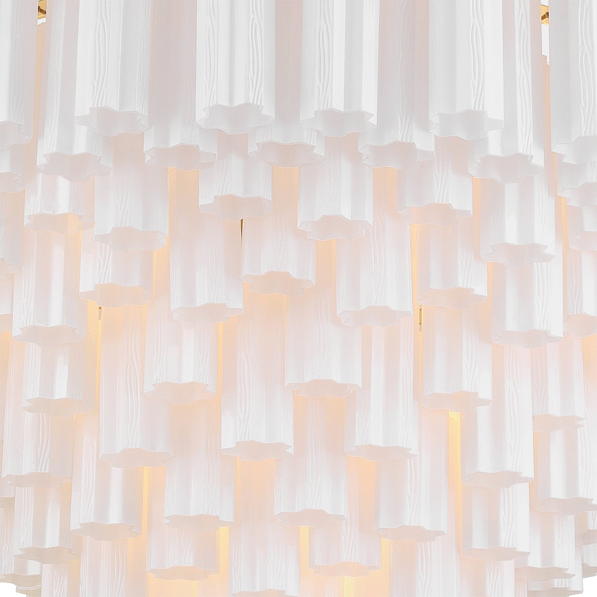 Addis 49'' Aged Brass Chandelier White 49"W x 42.5"H x 49"D