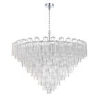 Addis 49'' Polished Chrome Chandelier Clear 49"W x 42.5"H x 49"D