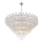 Addis 49'' Polished Chrome Chandelier Clear 49"W x 42.5"H x 49"D
