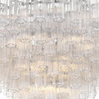 Addis 49'' Polished Chrome Chandelier Clear 49"W x 42.5"H x 49"D