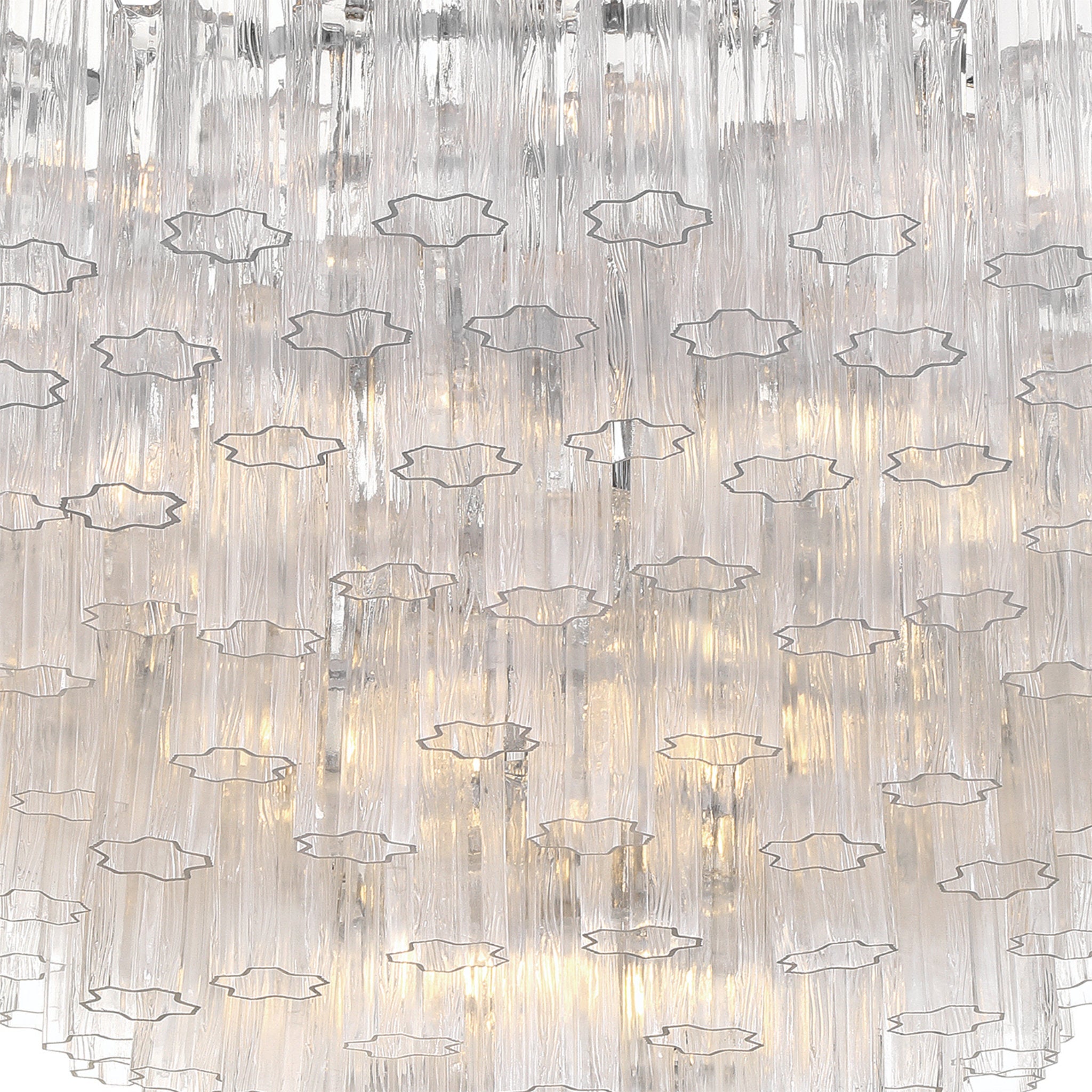 Addis 49'' Polished Chrome Chandelier Clear 49"W x 42.5"H x 49"D