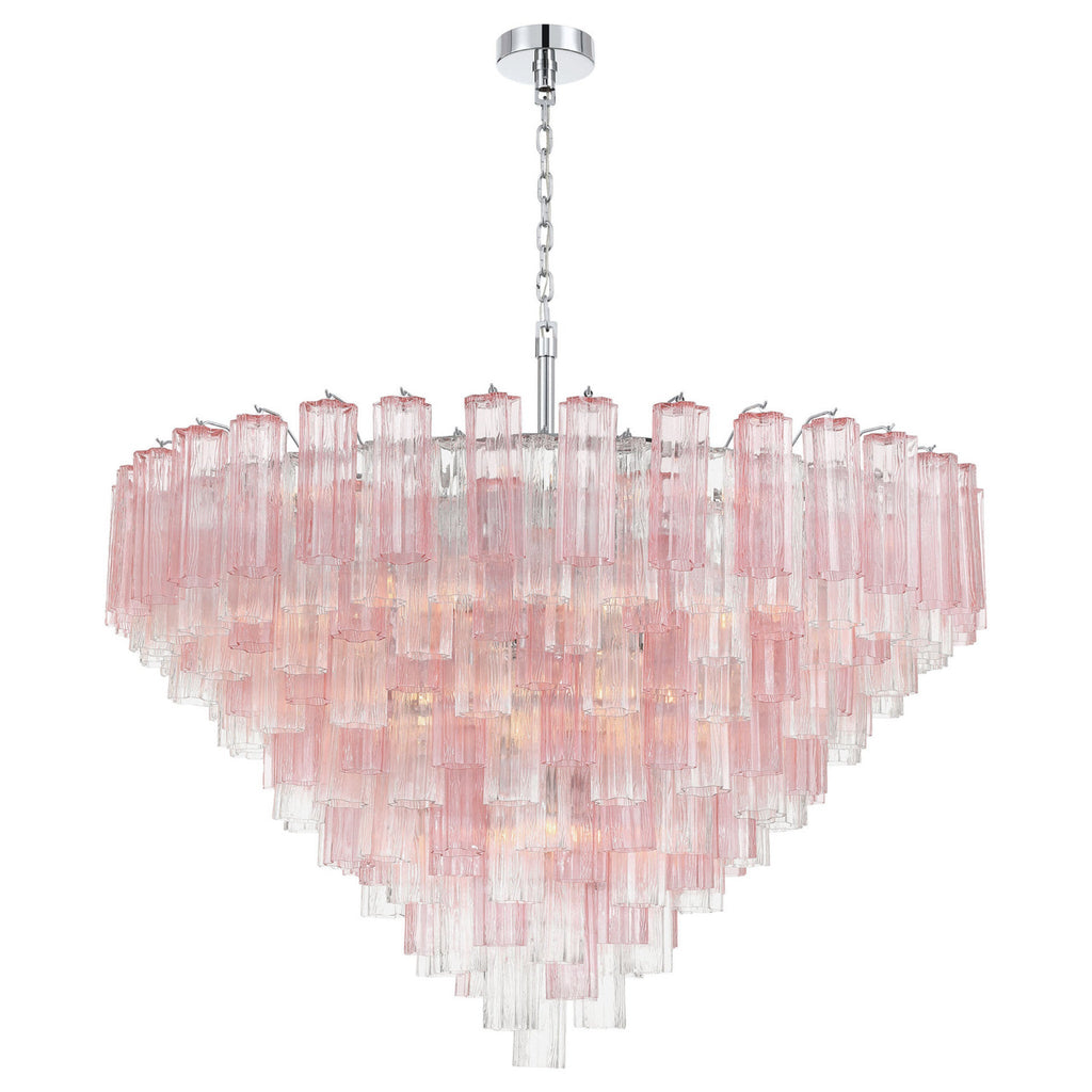 Addis 49'' Polished Chrome Chandelier Multi 49"W x 42.5"H x 49"D