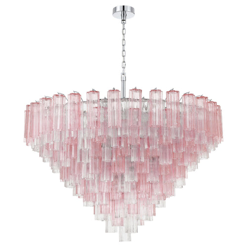 Addis 49'' Polished Chrome Chandelier Multi 49"W x 42.5"H x 49"D
