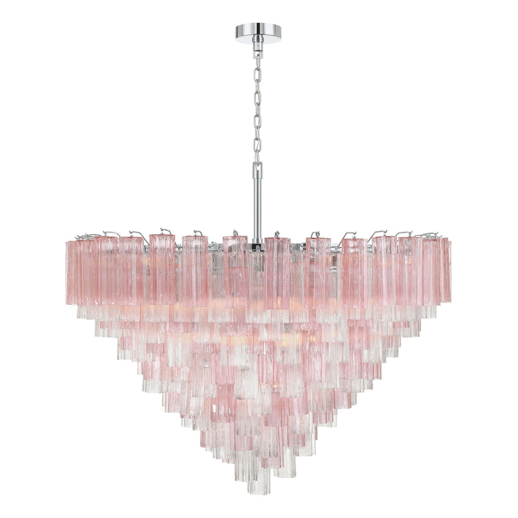 Addis 49'' Polished Chrome Chandelier Multi 49"W x 42.5"H x 49"D