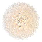 Addis 49'' Polished Chrome Chandelier White 49"W x 42.5"H x 49"D