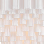 Addis 49'' Polished Chrome Chandelier White 49"W x 42.5"H x 49"D
