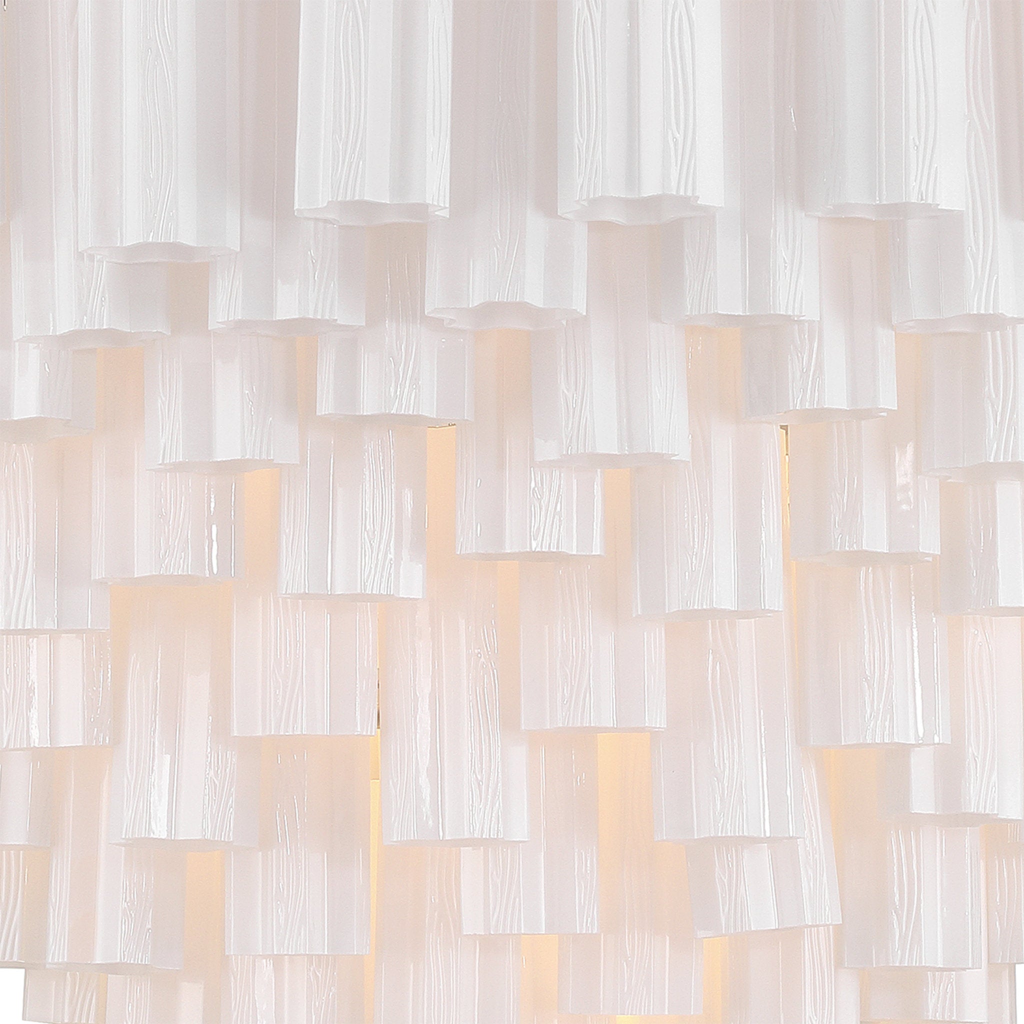 Addis 49'' Polished Chrome Chandelier White 49"W x 42.5"H x 49"D