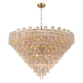 Addis 62'' Aged Brass Chandelier Gold 62"W x 40"H x 62"D