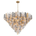 Addis 62'' Aged Brass Chandelier Multi 62"W x 40"H x 62"D
