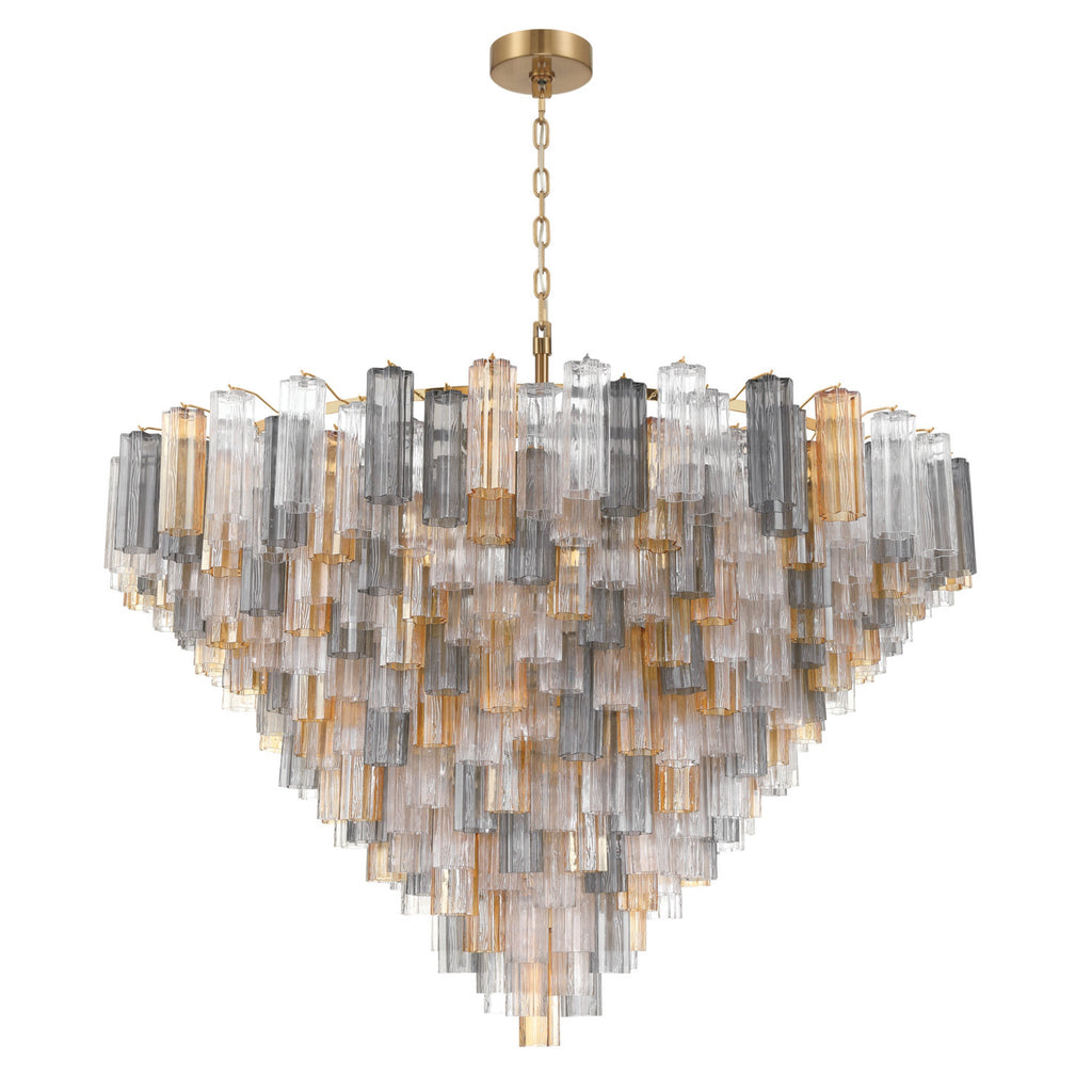 Addis 62'' Aged Brass Chandelier Multi 62"W x 40"H x 62"D