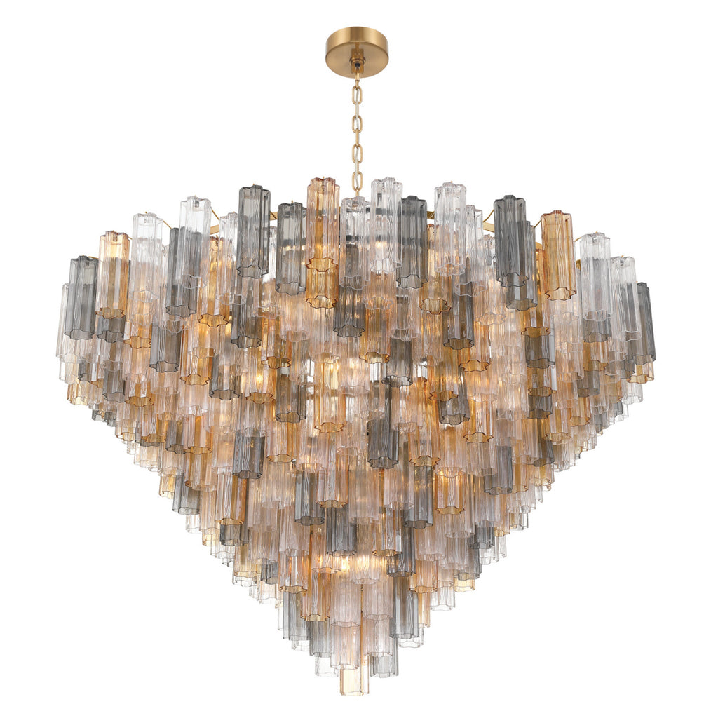 Addis 62'' Aged Brass Chandelier Multi 62"W x 40"H x 62"D