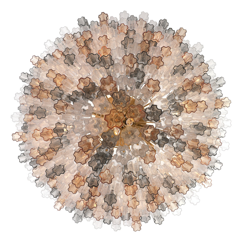 Addis 62'' Aged Brass Chandelier Multi 62"W x 40"H x 62"D