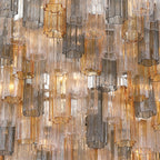 Addis 62'' Aged Brass Chandelier Multi 62"W x 40"H x 62"D