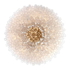 Addis 62'' Aged Brass Chandelier Clear 62"W x 40"H x 62"D