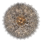 Addis 62'' Aged Brass Chandelier Gray 62"W x 40"H x 62"D