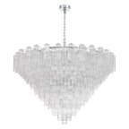 Addis 62'' Polished Chrome Chandelier Clear 62"W x 40"H x 62"D