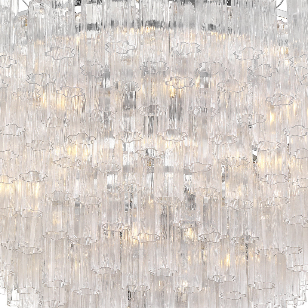 Addis 62'' Polished Chrome Chandelier Clear 62"W x 40"H x 62"D