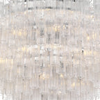 Addis 62'' Polished Chrome Chandelier Clear 62"W x 40"H x 62"D