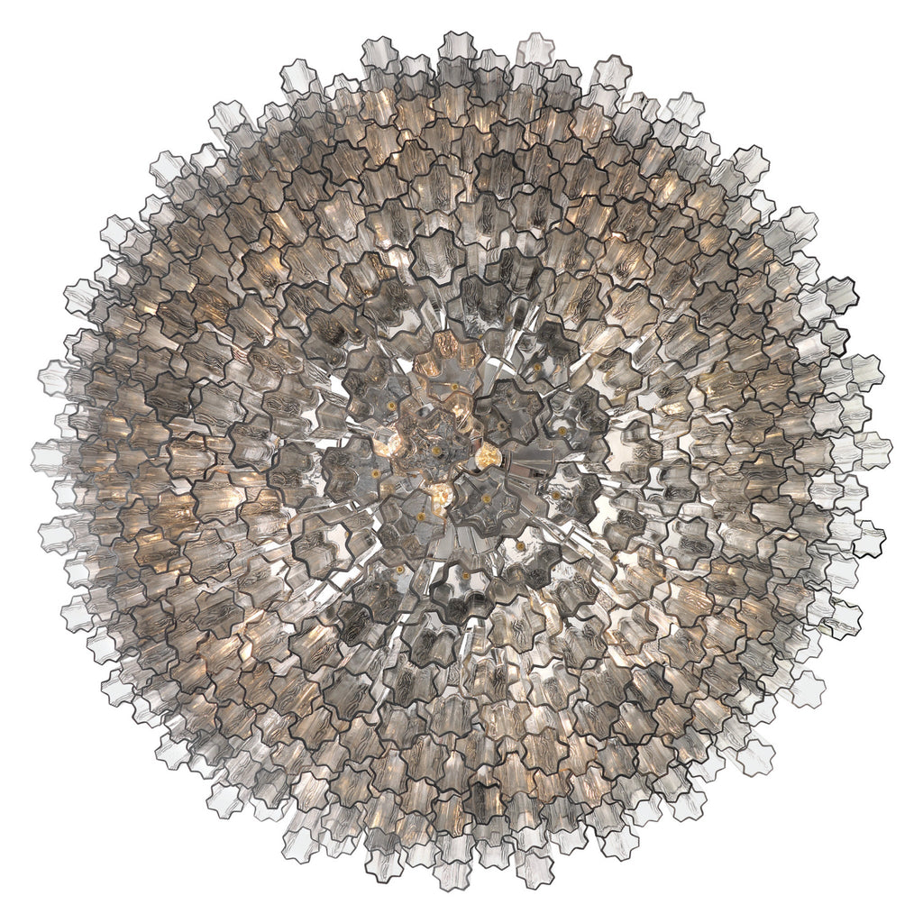 Addis 62'' Polished Chrome Chandelier Gray 62"W x 40"H x 62"D
