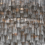 Addis 62'' Polished Chrome Chandelier Gray 62"W x 40"H x 62"D