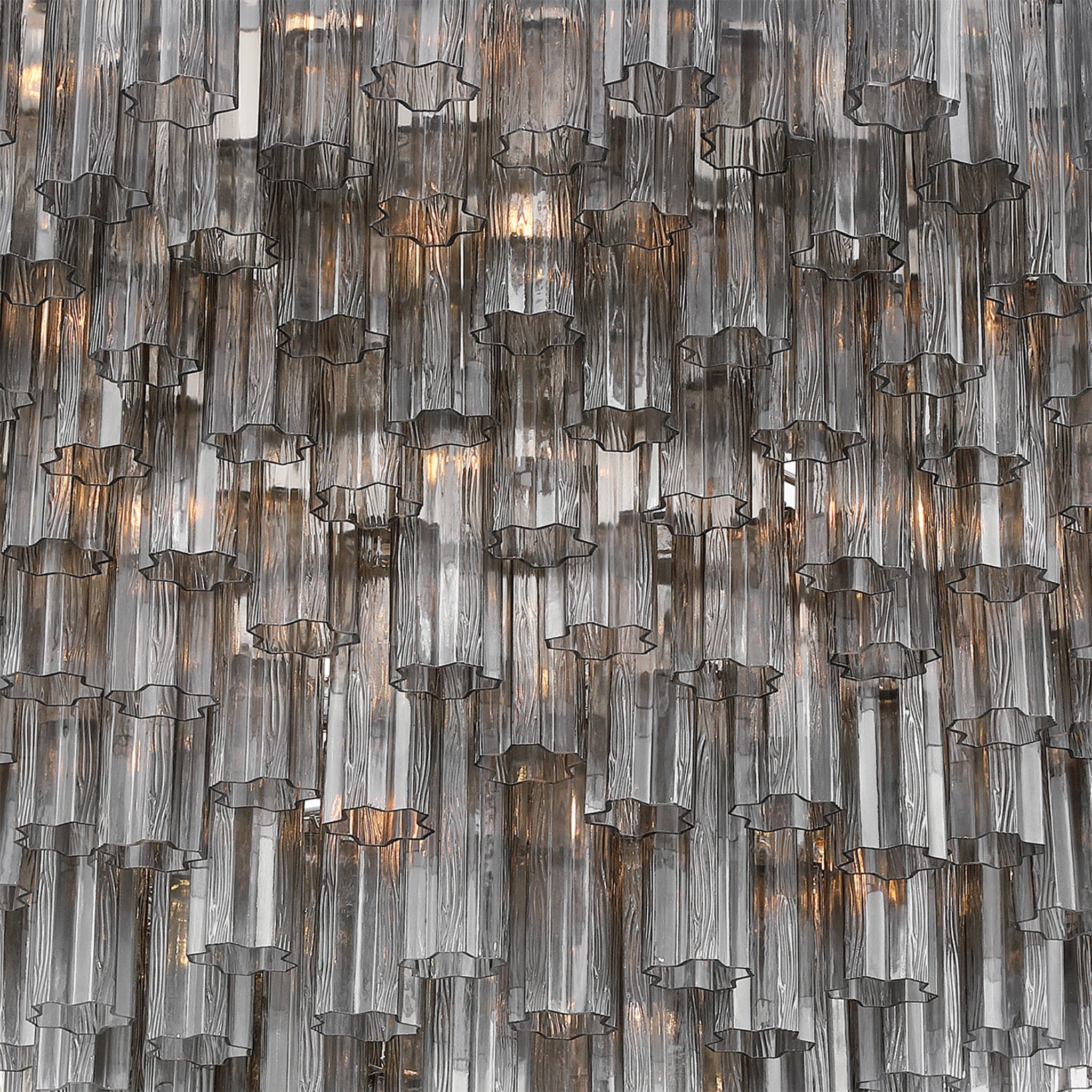 Addis 62'' Polished Chrome Chandelier Gray 62"W x 40"H x 62"D