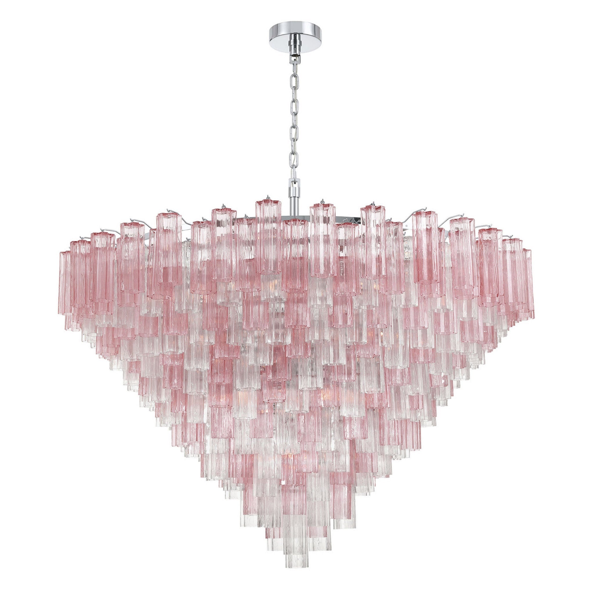 Addis 62'' Polished Chrome Chandelier Multi 62"W x 40"H x 62"D