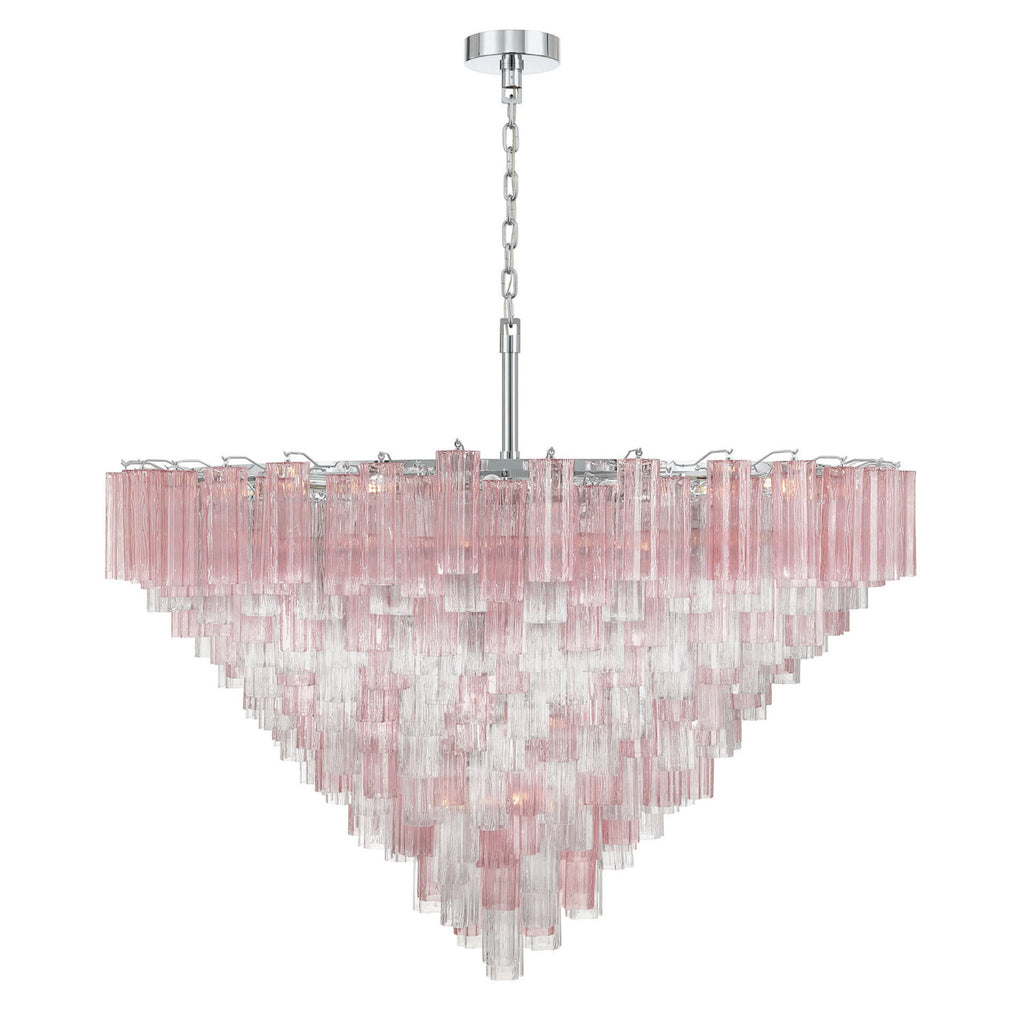 Addis 62'' Polished Chrome Chandelier Multi 62"W x 40"H x 62"D
