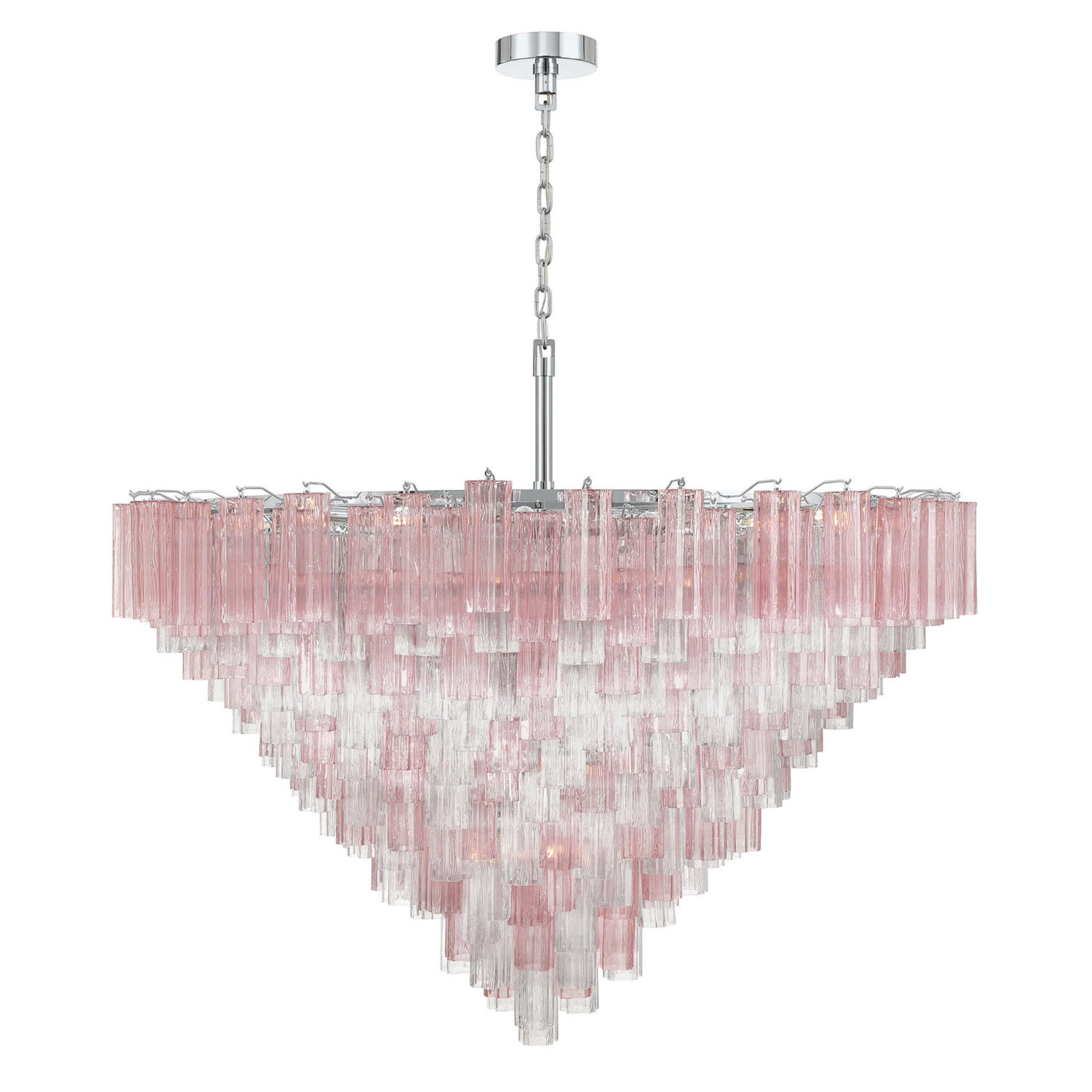 Addis 62'' Polished Chrome Chandelier Multi 62"W x 40"H x 62"D